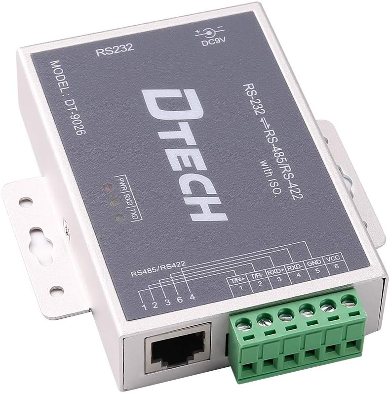 DTECH Active Isolated RS232 to RS485 Converter with Protection