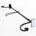 Front Door Garland Hanger - Adjustable Heavy-Duty Cast Iron 35 to 52
