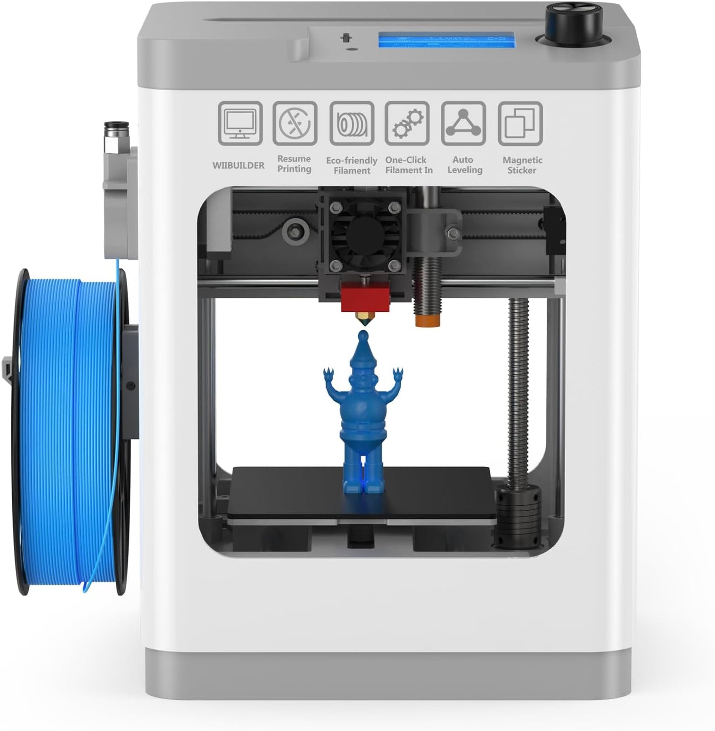 HEPHI3D TINA2 Mini 3D Printer for Beginners and Kids