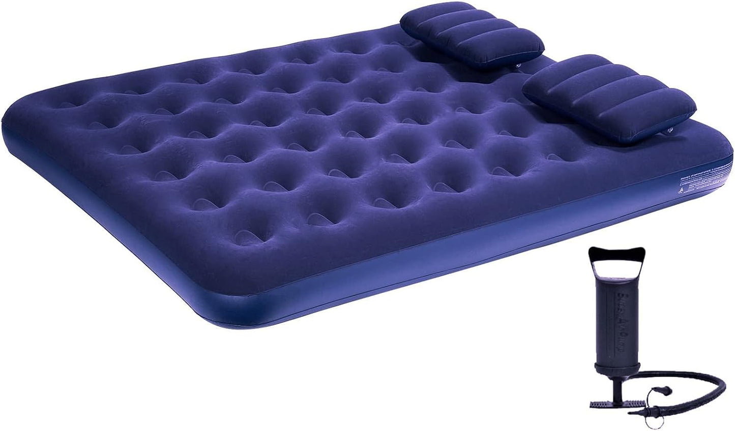 DIMAR GARDEN Queen Size Camping Air Mattress with Pillow