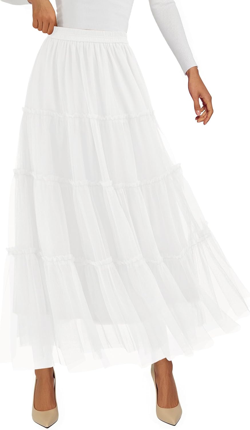 PRETTYGARDEN Tulle Skirts for Women - Chic Fall Fashion Style