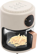 Airy Fryer 3.81Qt 1200W Glass Air Fryer - Clear Viewing Window