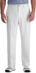 Haggar Cool 18 Pro Classic Fit Flat Front Golf Pant (Style 9BXH)