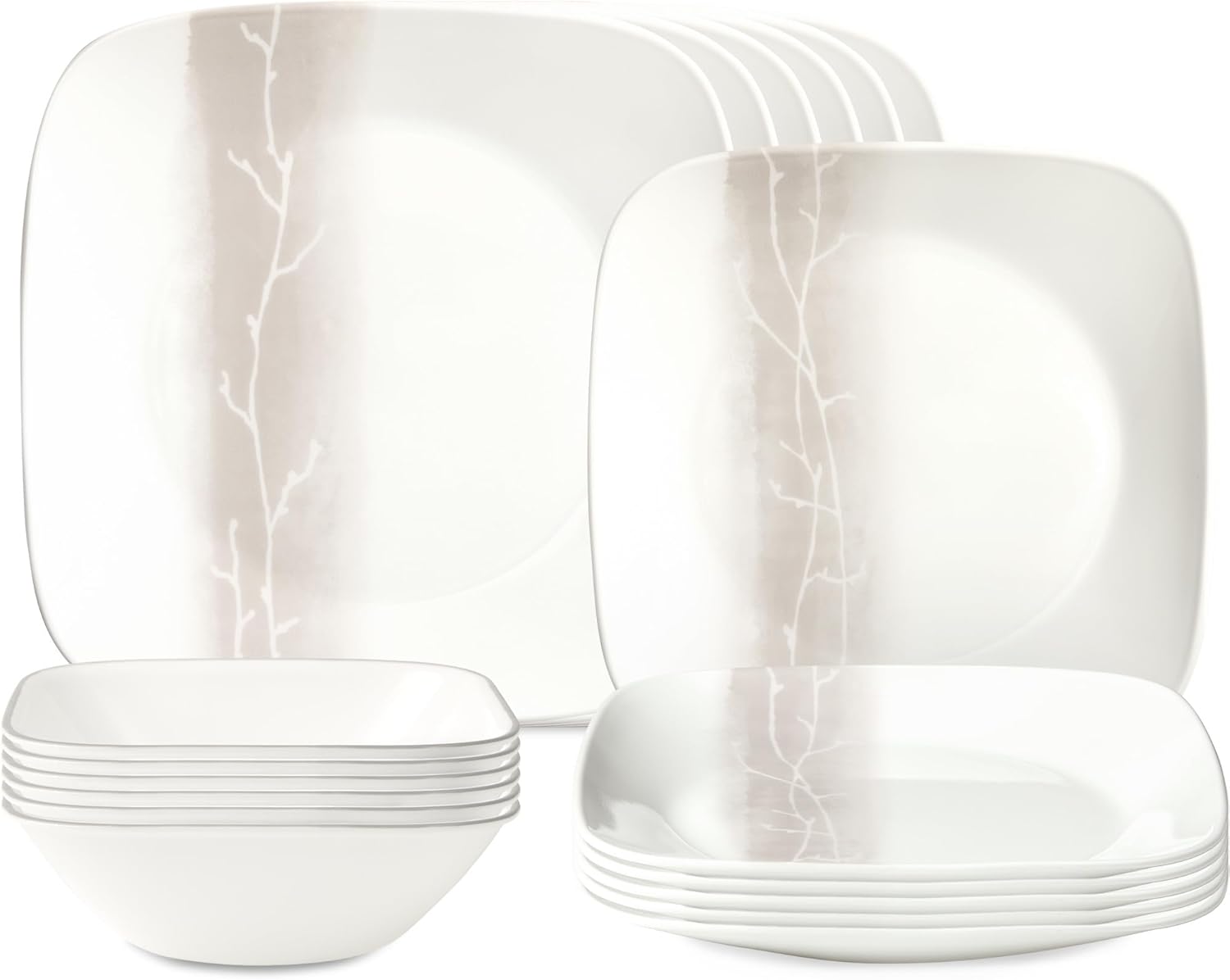Corelle Vitrelle 18 Piece Dinnerware Set for Stylish Dining