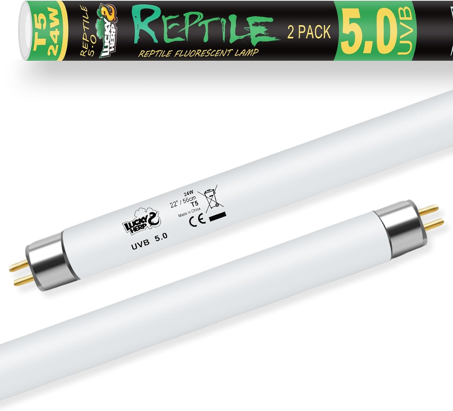 T5 UVB 5.0 Reptile Light for Turtles and Chameleons - 24W