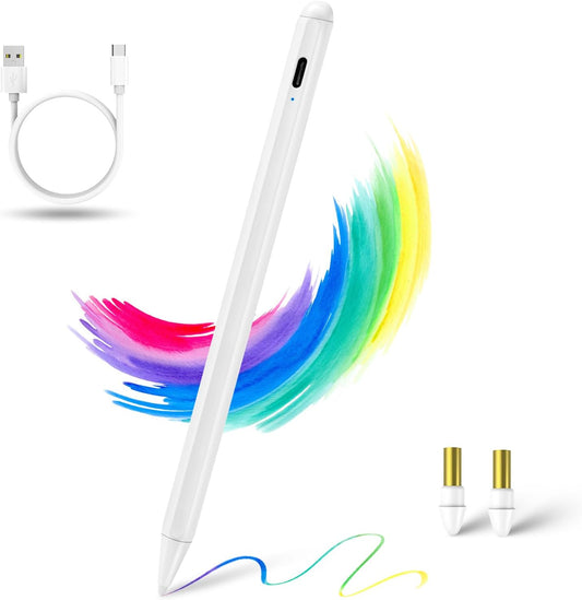 Fast Charging iPad Pencil for All iPad Generations, White