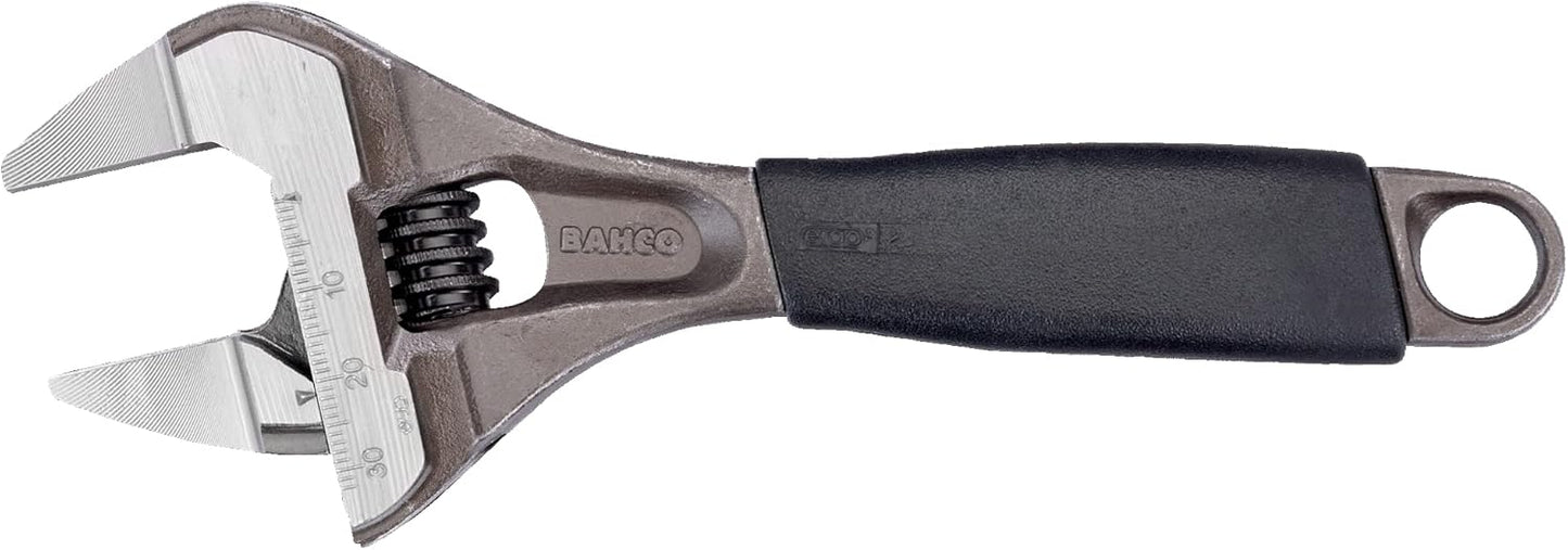 Bahco Ergo Big-Mouth Adjustable Wrench for Tight Spaces