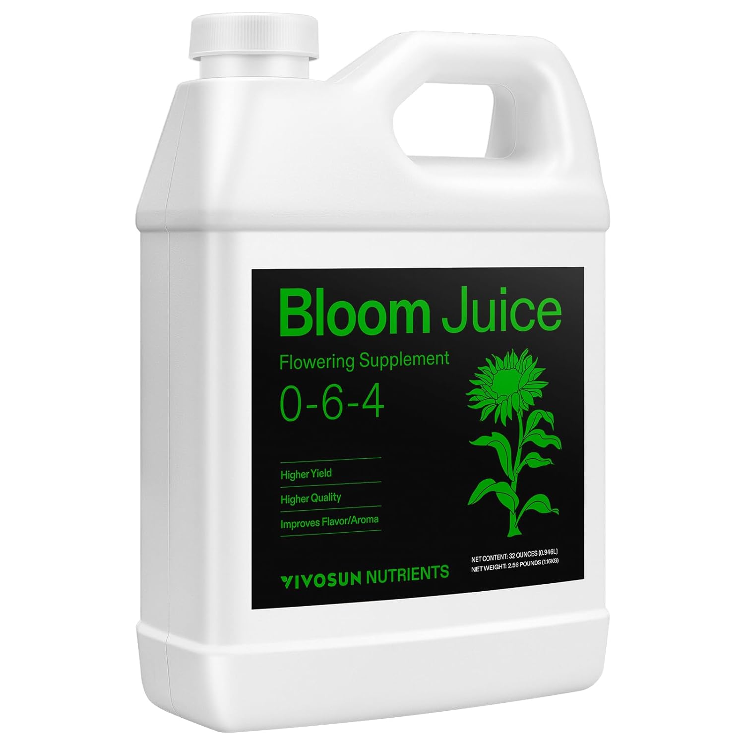 VIVOSUN Bloom Juice Flowering Supplement Liquid Fertilizer