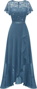BeryLove Sequin Formal Dress with Slit - Elegant Long Cocktail Gown
