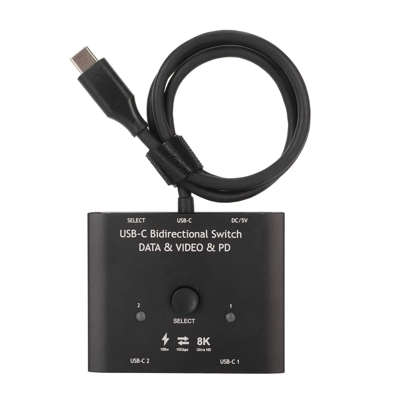KVM Switch 2 in 1 Out USB C Bi Directional 8K 60Hz 10Gbps