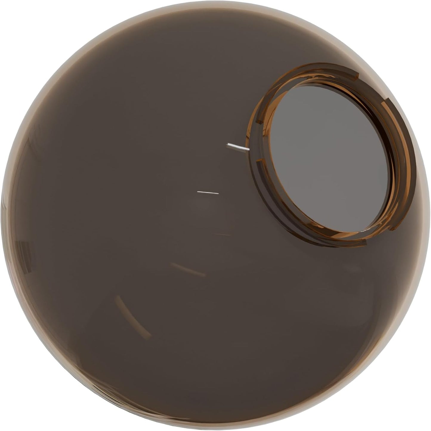 KastLite 10in Bronze Acrylic Lamp Post Globe with Twist Lock Neck