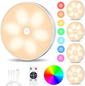 Wireless Motion Sensor Step Lights RGB LED Closet Puck Lights