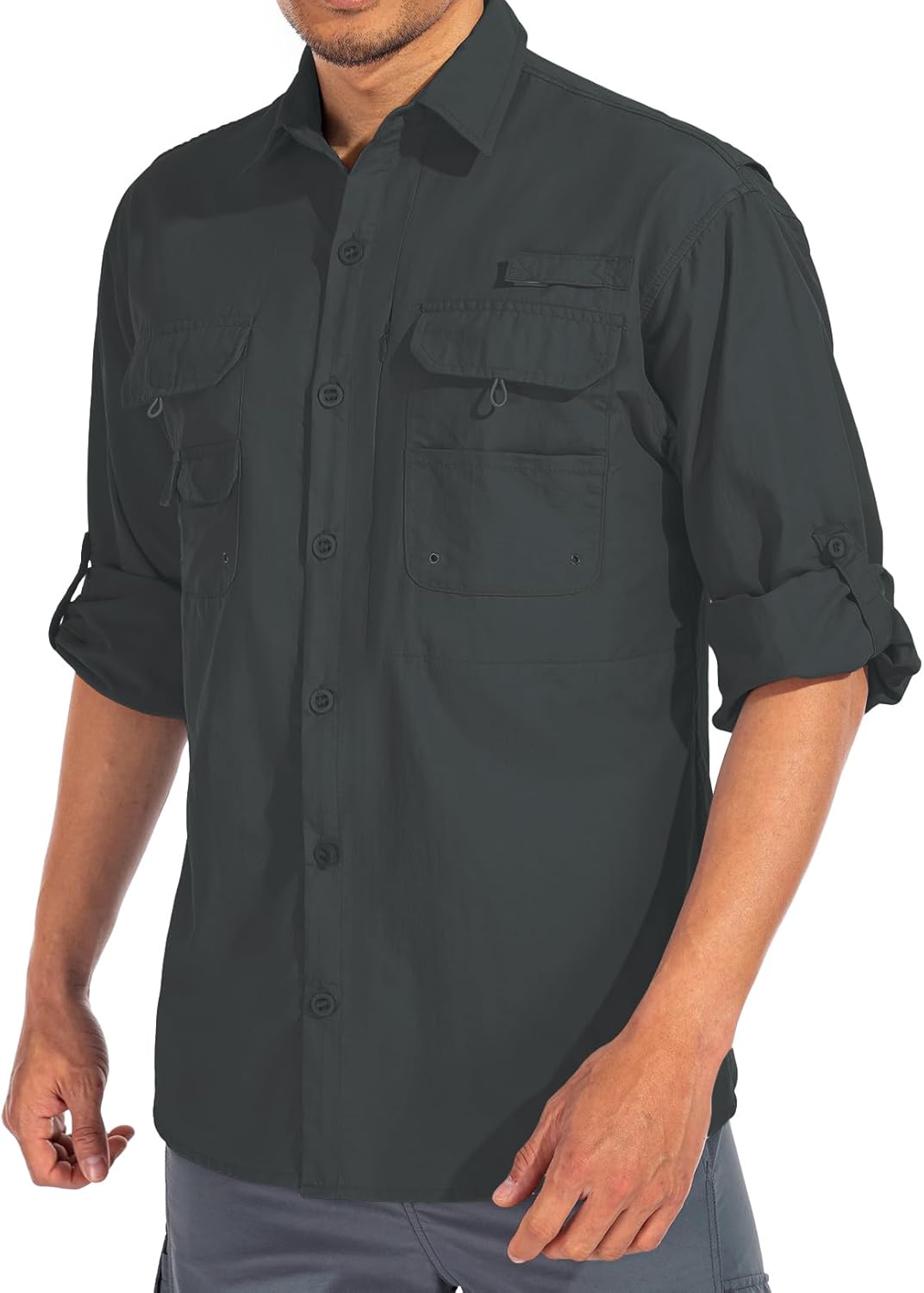 Men's Sun Protection Fishing Shirts for Outdoor Adventures