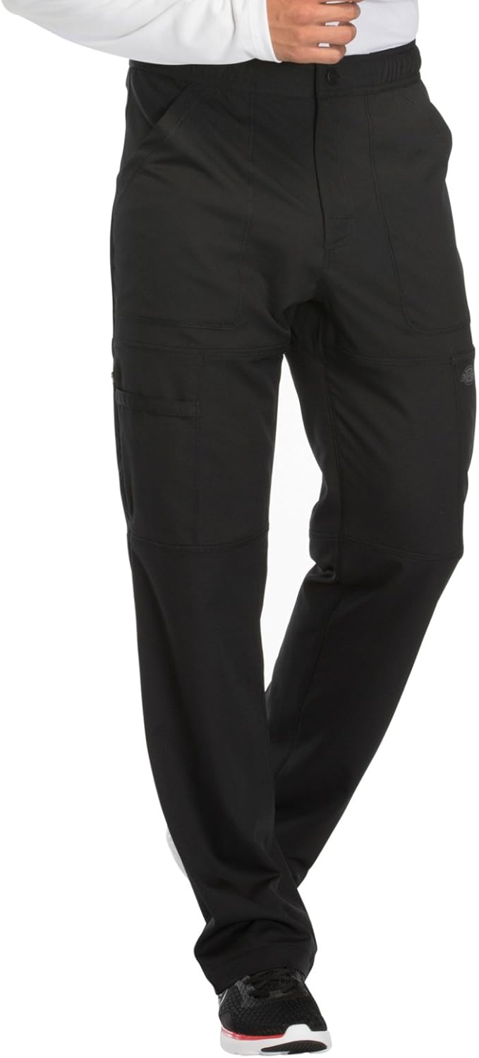 Dickies Dynamix Scrub Pants for Men with Zip Fly and Stretch