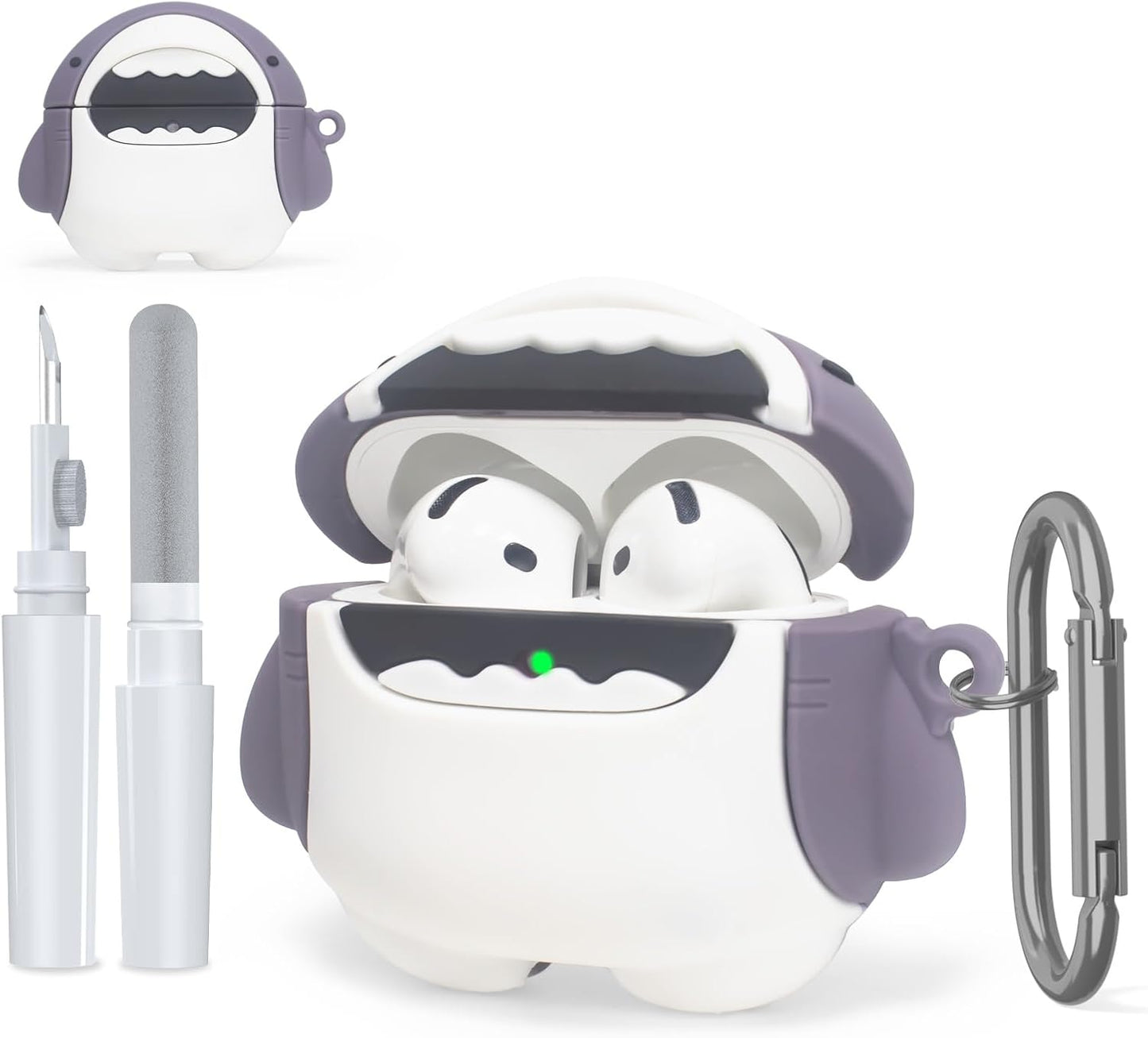 Kawaii Cartoon Silicone Case for AirPods 4 - Protective & Fun!