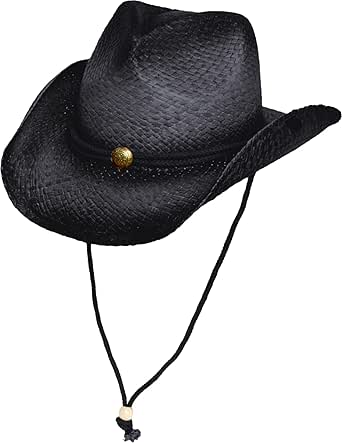 Peter Grimm Mens Straw Round Up Cowboy Hat for Stylish Protection