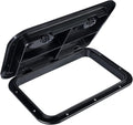 smartmarine Marine Deck Access Hatch 17.3x12.4 Black Rectangle