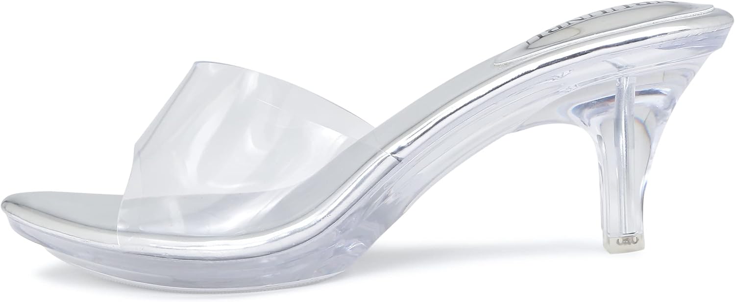 NBUUNBU Clear Heels for Women - Sexy High Heels Sandals