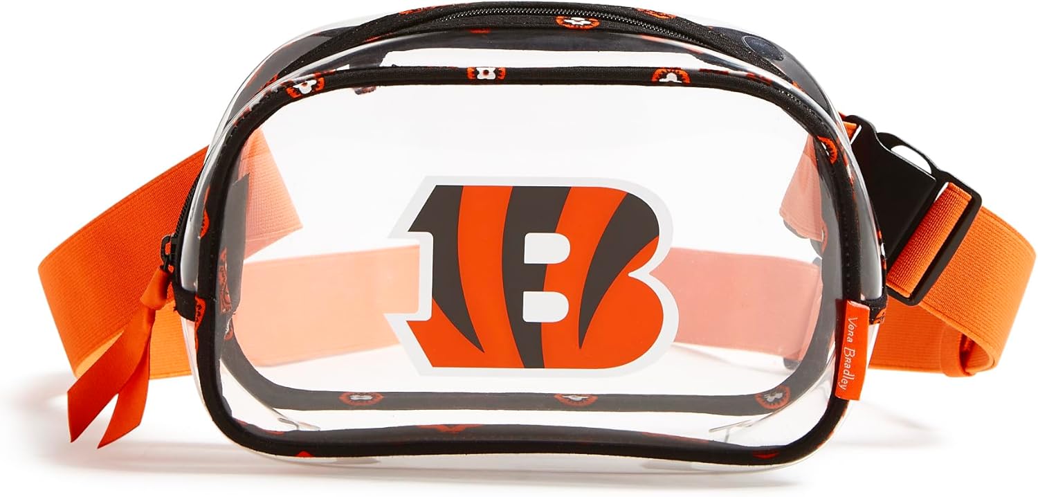 Vera Bradley Women's NFL Clear Small Belt Bag for Team Spirit
