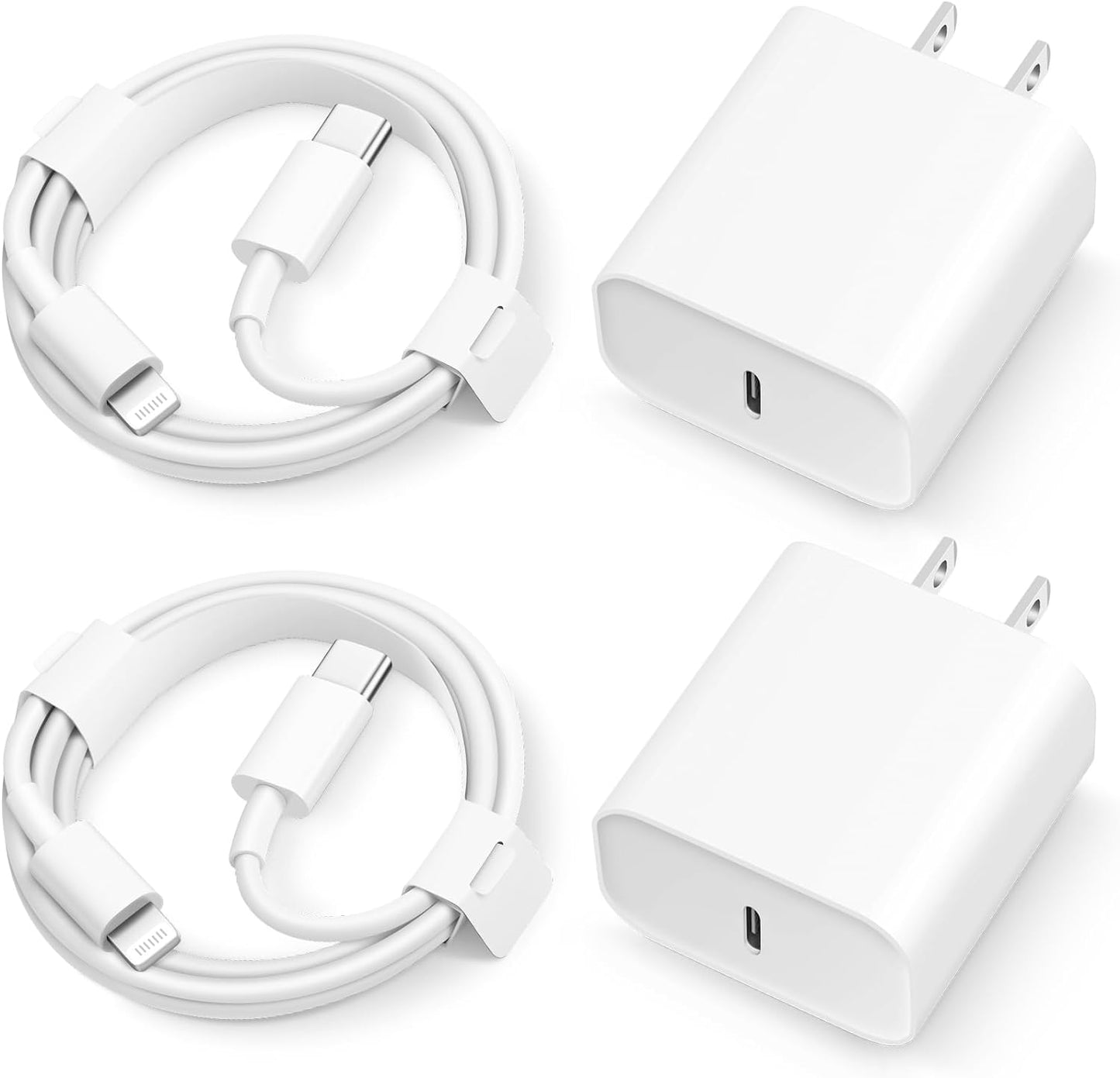 Coreykin 20W Rapid Charger [2Pack] iPhone Fast Charge