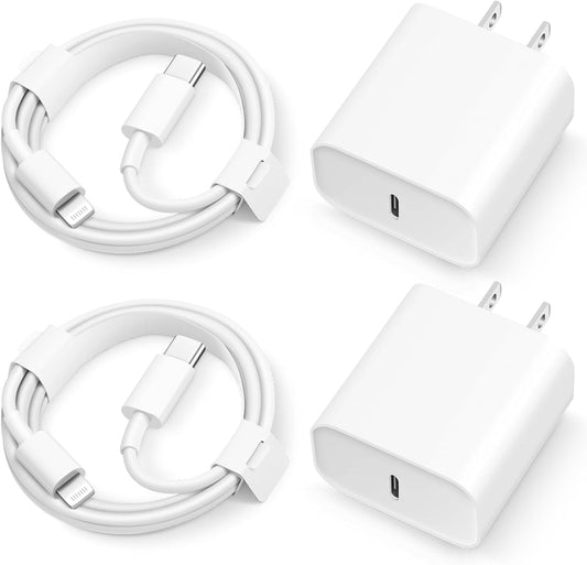 Coreykin 20W Rapid Charger [2Pack] iPhone Fast Charge