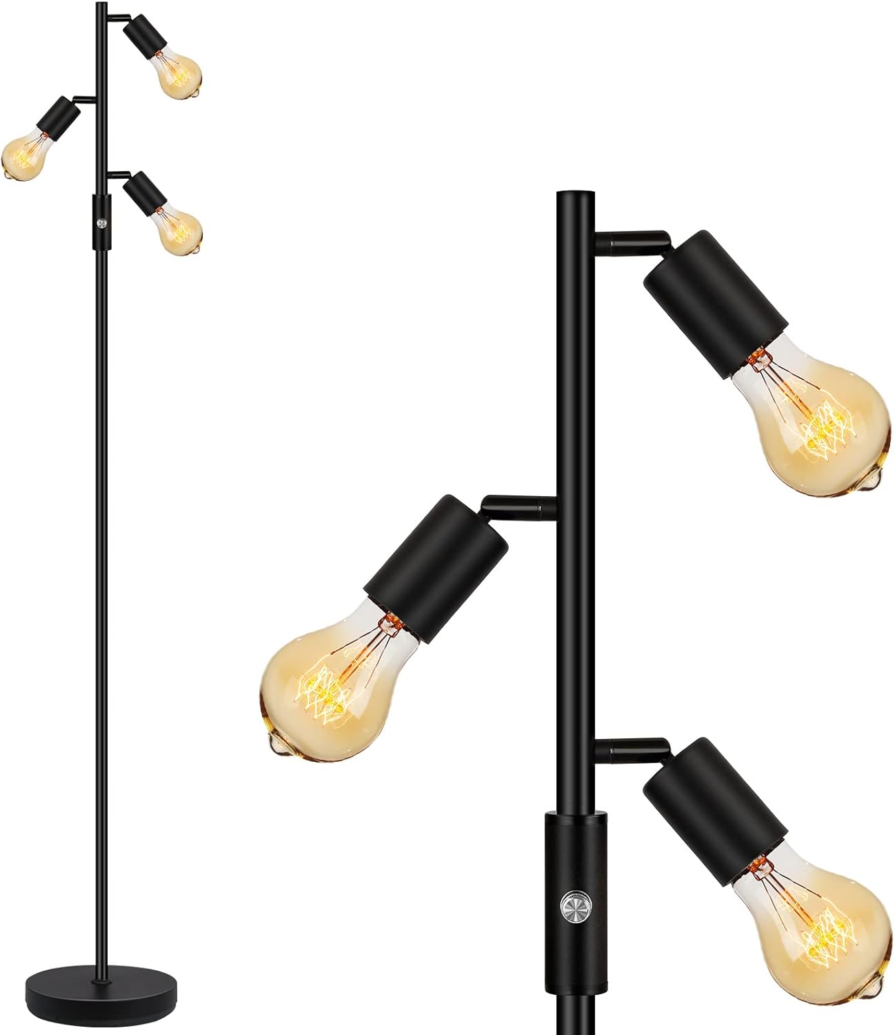BoostArea Tree Floor Lamp: Modern Industrial Design for Home
