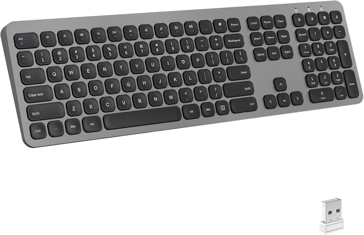 cimetech Wireless Full Size Keyboard - Enhanced Productivity