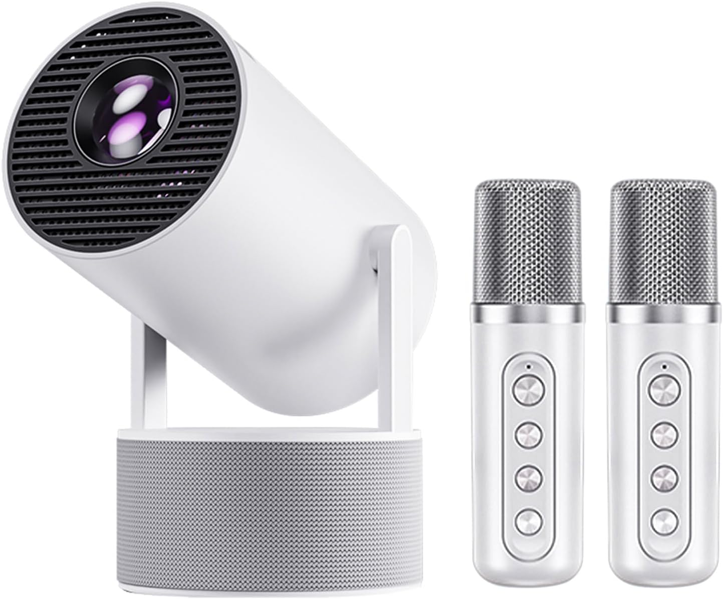 Mini Projector Support 4K 1080P with Dual Band WIFI6 and Bluetooth