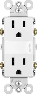Legrand Radiant Screwless Wall Plates & LED Night Light Outlet - Clean
