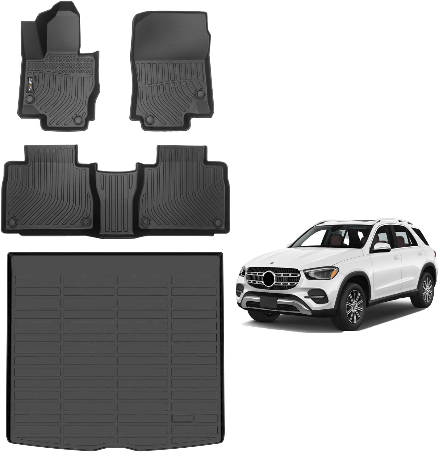 AIPOIL Floor Mats & Cargo Liner Set for Mercedes Benz GLE