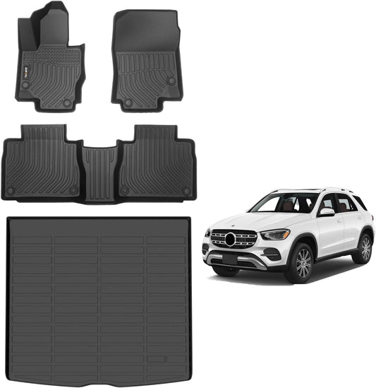 AIPOIL Floor Mats & Cargo Liner Set for Mercedes Benz GLE