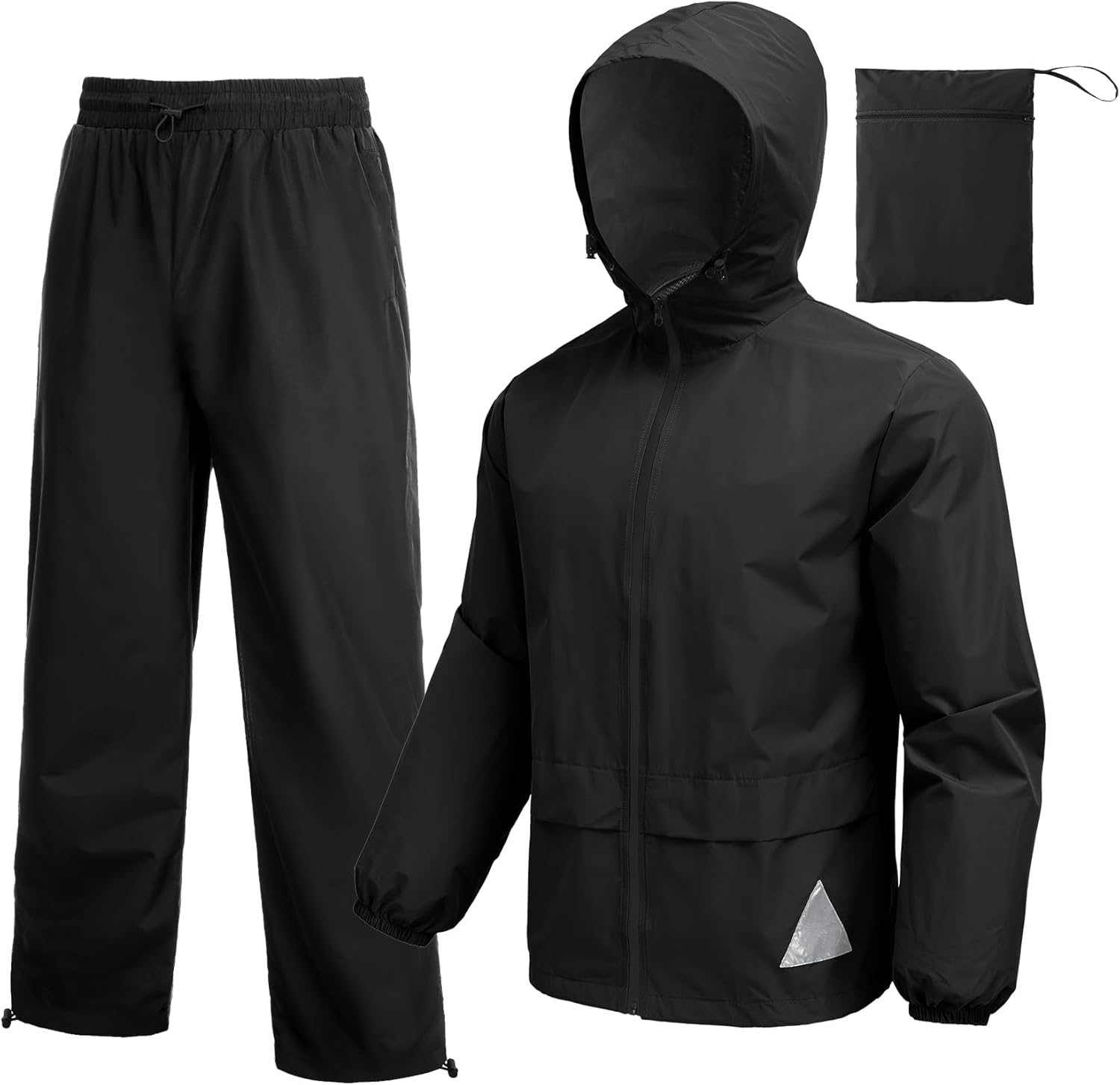 COOFANDY Men's Rain Suit: Lightweight Waterproof Rain Gear