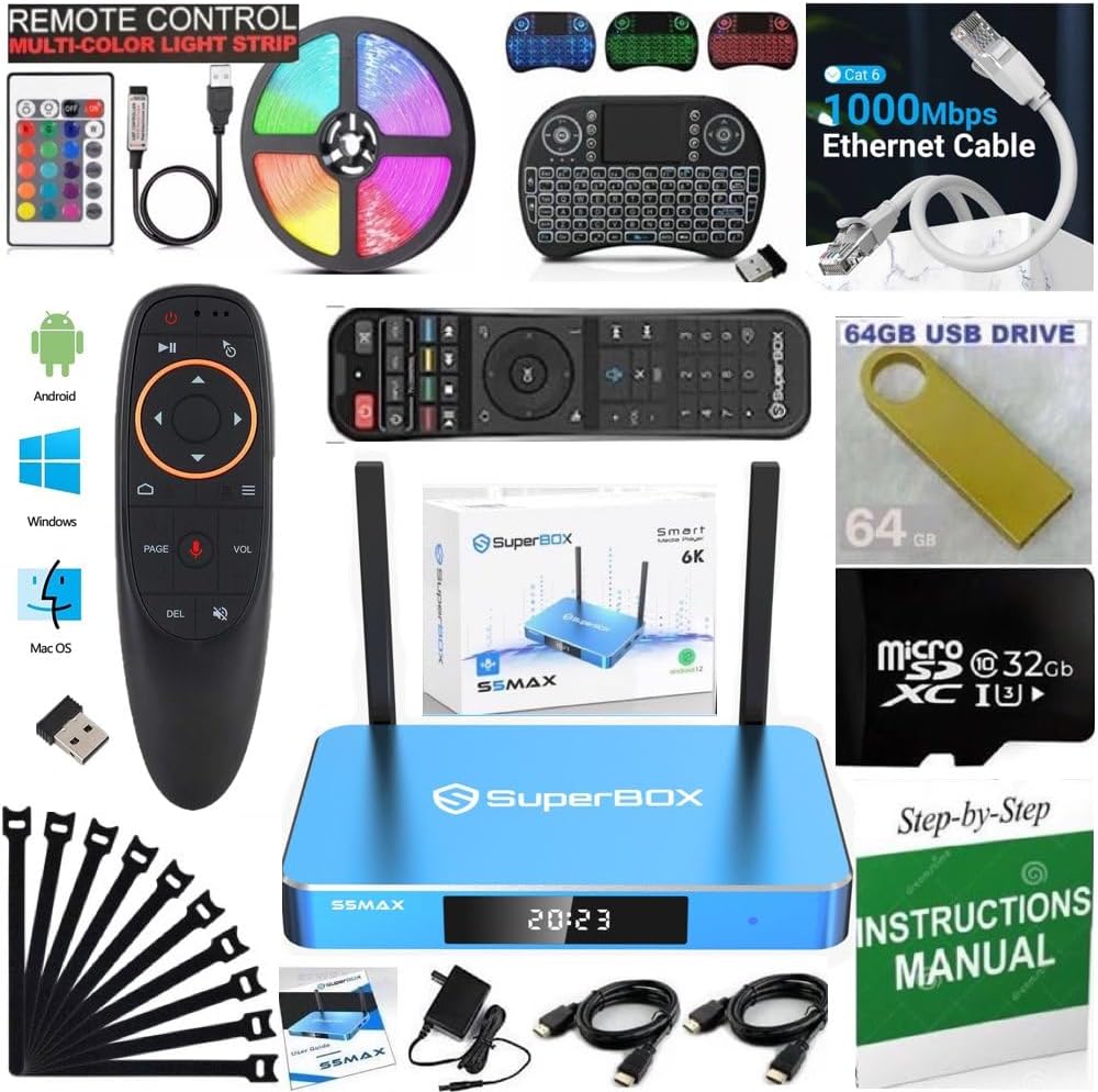 Super Bundle S 5 M A X 2024 Pack with Voice and Keyboard Remote
