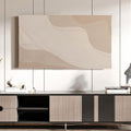 Geometric Pattern Art TV Dust Cover 60in - Modern Minimalist TV