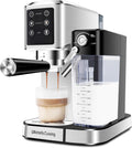 20 Bar Espresso Maker + Milk Frother - Dual Heating & Pump