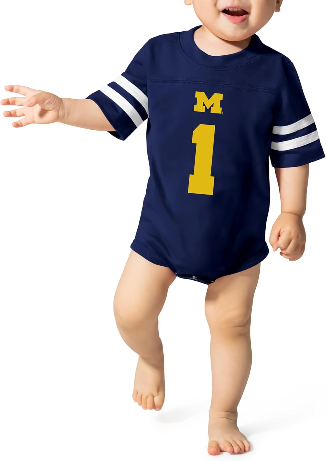 Little King College Football Infant Jersey Romper for Gamers