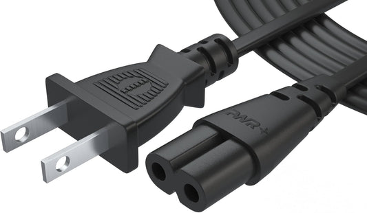 12Ft UL Listed TV Power Cord: Universal Compatibility