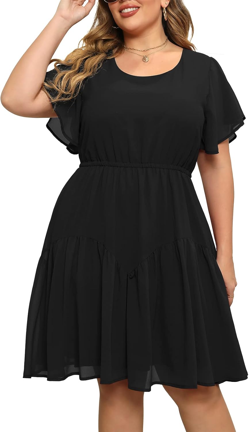 Plus Size Summer Dresses for Curvy Women - Boho Midi Style