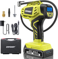 Tire Inflator Portable Air Compressor - Fast 20V Cordless Pump