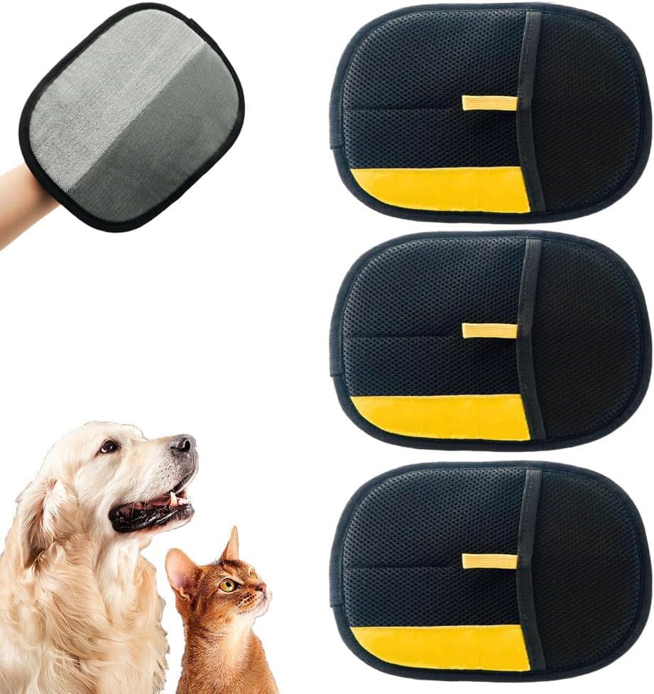 2025 Upgrade Pet Hair Remover Gloves for Cats & Dogs - Effective Tool
