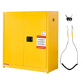 Flammable Storage Cabinet 18 in x 43 in x 46 in - Secure 29 Gallon