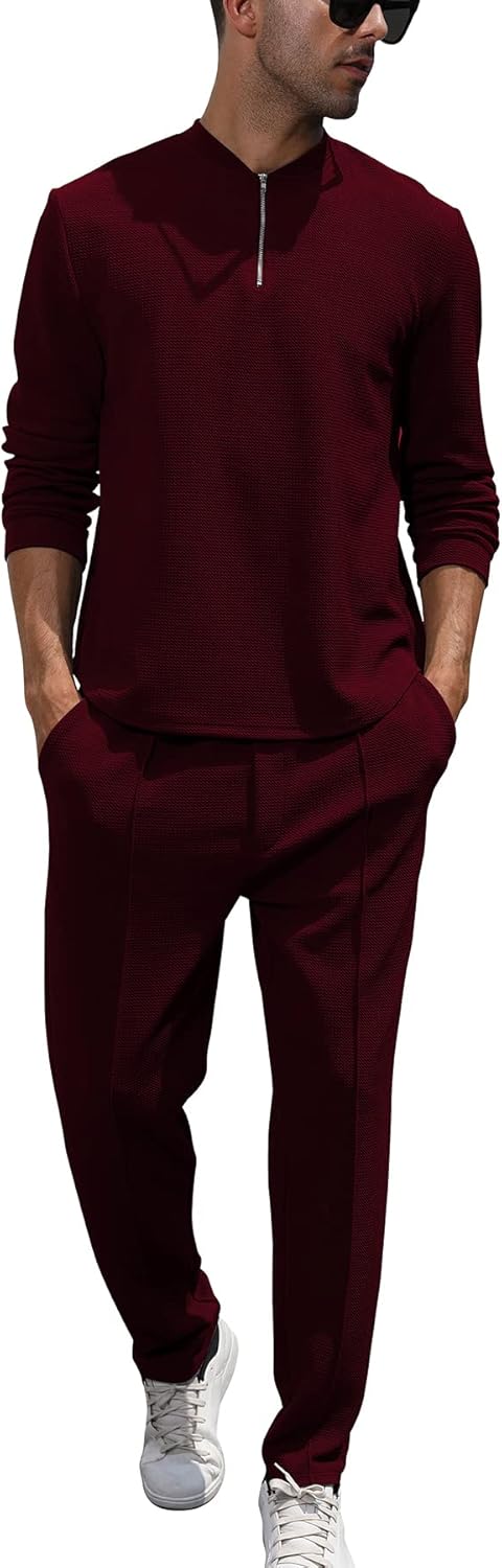 Fashion Men's Tracksuits 2 Piece Set for Casual Athletic Wear