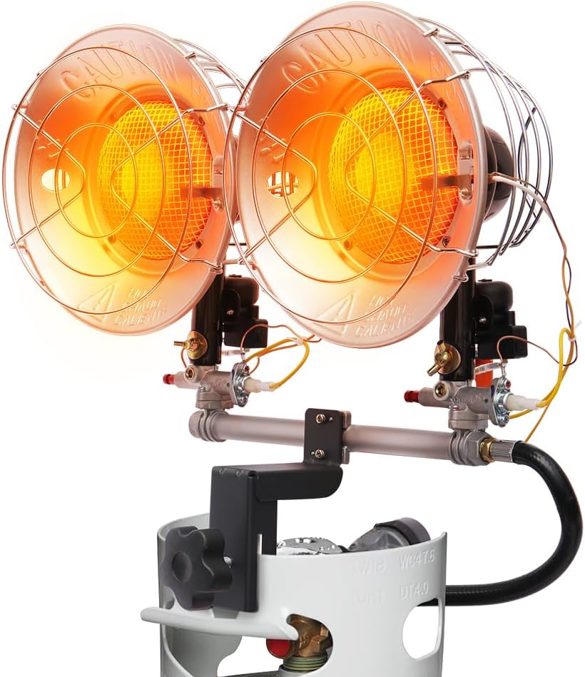 30,000 BTU Tank Top Heater - Stay Warm Anywhere!