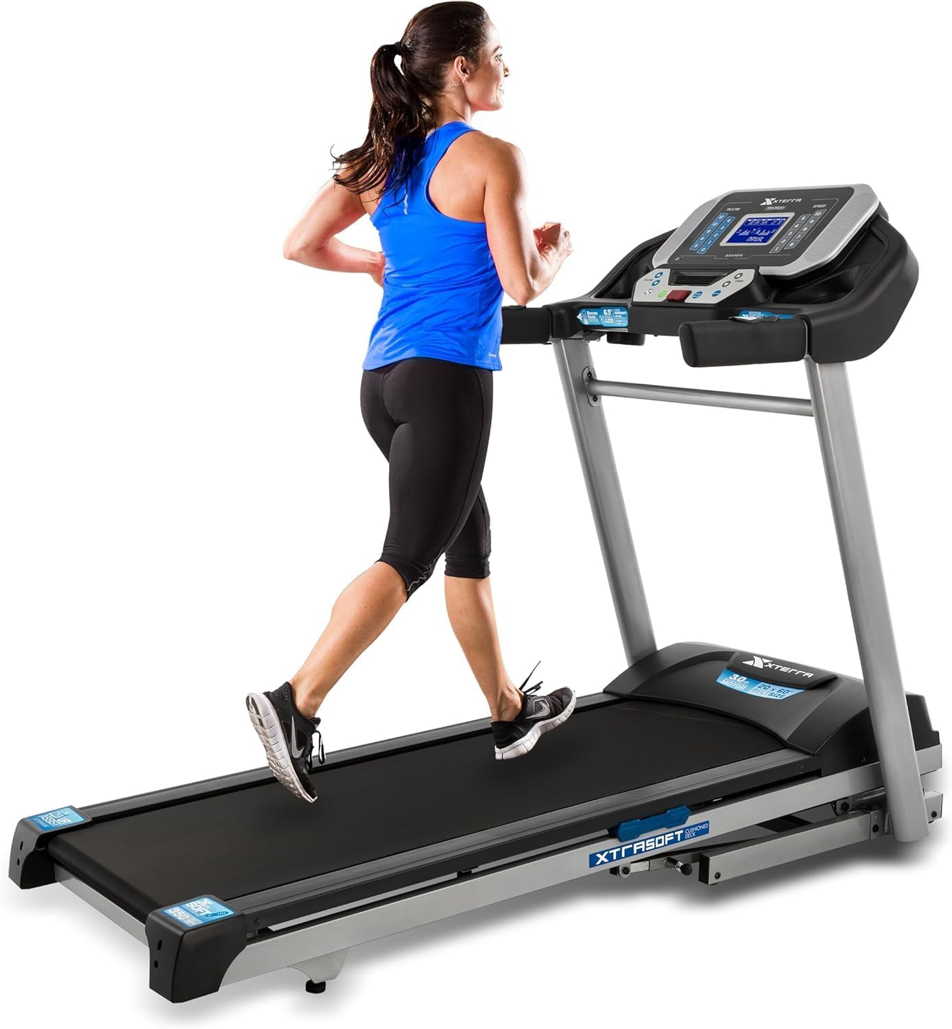 XTERRA Fitness Premium Folding Smart Treadmill with Bluetooth