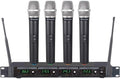 GTD Audio 4 Handheld Wireless Microphone System - 4-Channel Range 300