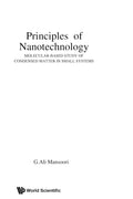 Principles of Nanotechnology: Molecular-Based Study of Condensed