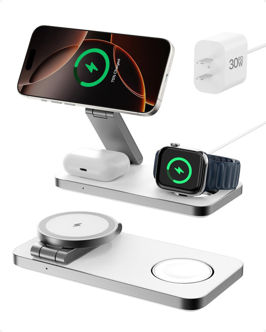 3-in-1 Wireless Charging Station - Fast Charge Any Device!