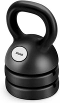 Adjustable Kettlebell Weight Set 3-in-1 (5/8/12 lbs) - Space-Saving