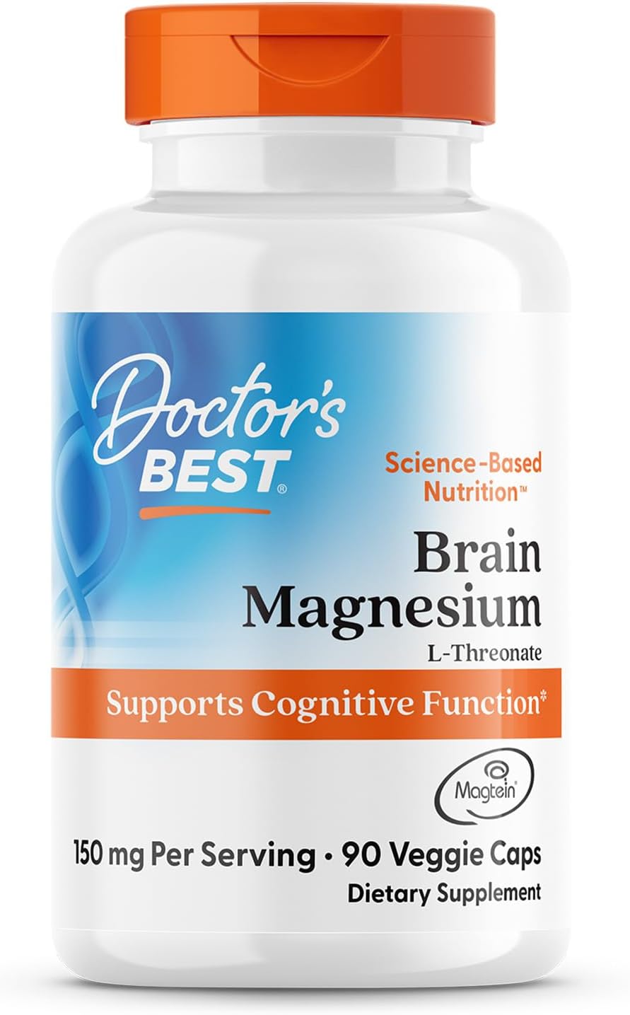 Doctors BEST Brain Magnesium L-Threonate for Cognitive Health