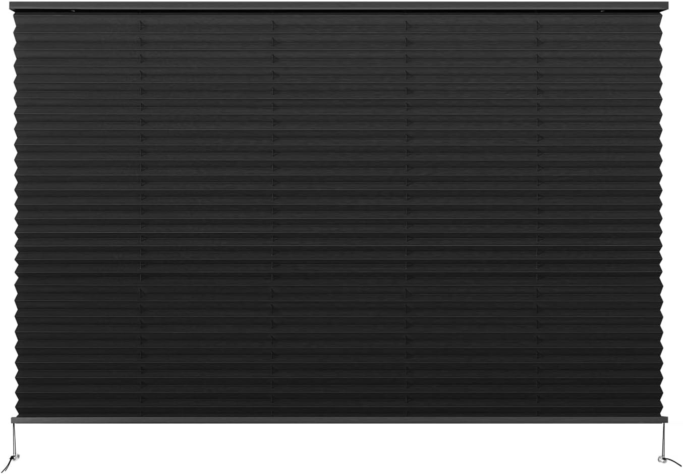 Dulepax RV Pleated Shades - Premium Black Window Blinds for RVs